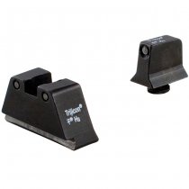 Trijicon GL201-C-600661 Glock Standard Frames Night Sight Suppressor Set - White Outline / Green & Black Outline / Green