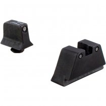 Trijicon GL201-C-600661 Glock Standard Frames Night Sight Suppressor Set - White Outline / Green & Black Outline / Green