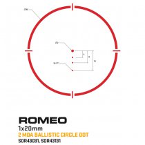 Sig Sauer ROMEO4T Circle-Dot Red Dot Sight - Black