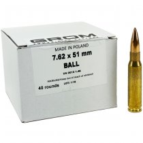 GROM 7.62x51 / .308 Win 146gr FMJ Surplus CIP 40rds