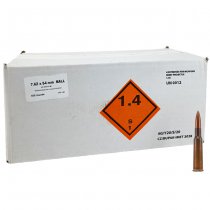 STV Scorpio 7.62x54R 146gr FMJ Surplus CIP 500rds