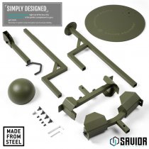 Savior Equipment H.A.B Rack 2.0 Tactical Gear Stand & Rifle Rack - Olive