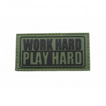 Pitchfork Work Hard Patch - Olive