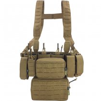 Pitchfork MCR Modular Chest Rig Complete Set - Coyote