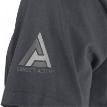 Direct Action T-Shirt Logo D.A. PL Flag 1 - Shadow Grey 3XL