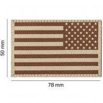 Clawgear USA Reversed Flag Patch - Desert