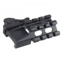 Leapers QD Angle Mount Triple Rail 3-Slot