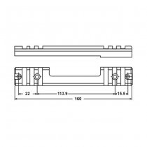 Leapers M700 Long Action Mount Base