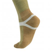 Helikon-Tex Merino Socks - Olive Green / Coyote - L