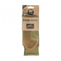 Helikon-Tex Merino Socks - Olive Green / Coyote - L