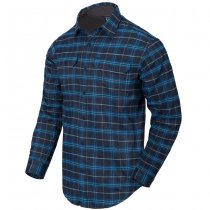 Helikon-Tex GreyMan Shirt - Blue Stonework Plaid - L