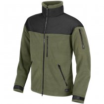 Helikon-Tex Classic Army Fleece Jacket - Olive Green / Black - L