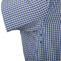 Helikon-Tex Covert Concealed Carry Short Sleeve Shirt - Royal Blue Checkered - S