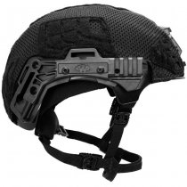 Team Wendy EXFIL Carbon LTP Rail 3.0 Helmet Cover - Black - M/L