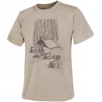 Helikon-Tex T-Shirt Home Sweet Home - Khaki - S