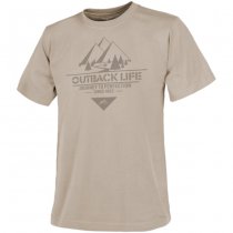 Helikon-Tex T-Shirt Outback Life - Khaki - S