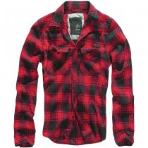 Brandit Checkshirt - Red / Black - 2XL