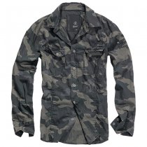 Brandit Shirt Slim - Dark Camo - M