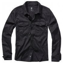 Brandit Flanellshirt - Black - XL