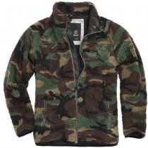 Brandit Teddyfleece Jacket - Woodland - L