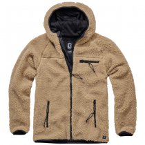 Brandit Teddyfleece Worker Jacket - Camel - M