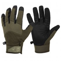 Helikon-Tex Impact Duty Winter Mk2 Gloves - Olive Green / Black