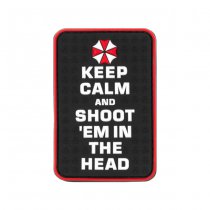 JTG Keep Calm and Shoot Rubber Patch - Color