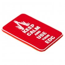 JTG Keep Calm EDC Rubber Patch - Color