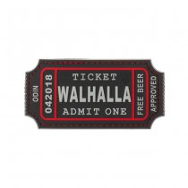 JTG Large Walhalla Ticket Rubber Patch - Swat