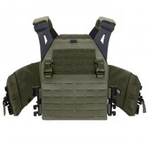 Warrior Laser Cut LPC Low Profile Carrier Solid Sides V1 - Ranger Green L