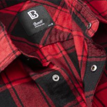 Brandit Checkshirt Sleeveless - Red / Black - XL