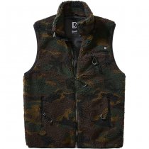 Brandit Teddyfleece Vest Men - Woodland - 5XL