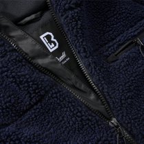 Brandit Teddyfleece Worker Jacket - Navy - S