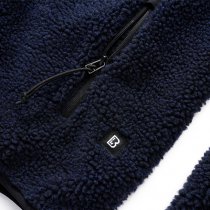 Brandit Teddyfleece Worker Jacket - Navy - M