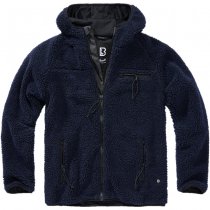 Brandit Teddyfleece Worker Jacket - Navy - M