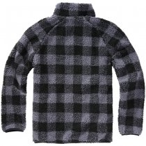 Brandit Teddyfleece Troyer - Black / Grey - M