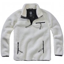 Brandit Teddyfleece Troyer - White - 3XL