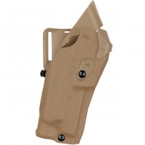 Safariland 6390RDS ALS Mid-Ride Holster STX Tactical Sig Sauer P320RX RedDot & TacLight - Coyote - Right