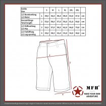 MFH US Bermuda Shorts Ripstop - AT Digital - S