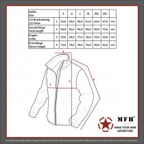 MFH US Tactical Baselayer Jacket - Coyote - 2XL