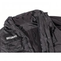 MFH SECURITY Waterproof Parka - Black - L