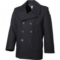 MFH US Pea Coat - Black - S