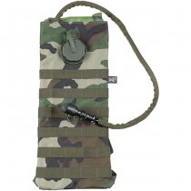 MFH Hydration Pack MOLLE & 2.5 l TPU Bladder - Woodland