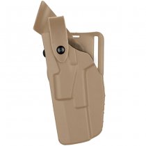 Safariland 7360 ALS/SLS Mid Ride Level III Duty Holster Sig Sauer M18 - Dark Earth - Left