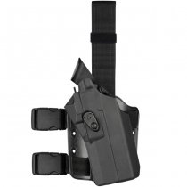 Safariland 7354RDS 7TS ALS Tactical Holster Glock 19/23/45 RedDot & Compact TacLight - Black - Left