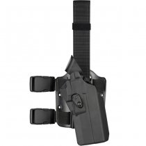 Safariland 7384RDS 7TS ALS OMV Tactical Holster Glock 19/23/45 RedDot & Compact TacLight - Black - Left