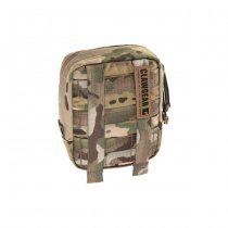 Clawgear Medium Vertical Utility Pouch Zipped Core - Multicam