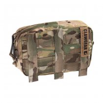 Clawgear Medium Horizontal Utility Pouch Zipped Core - Multicam