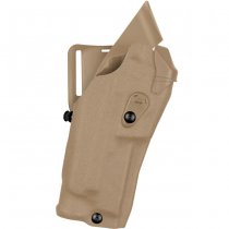 Safariland 6390RDS ALS Mid-Ride Holster STX Tactical Sig Sauer P320 X-Carry RedDot & TacLight - Dark Earth - Right