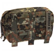 Clawgear Medium Horizontal Utility Pouch Core - Flecktarn